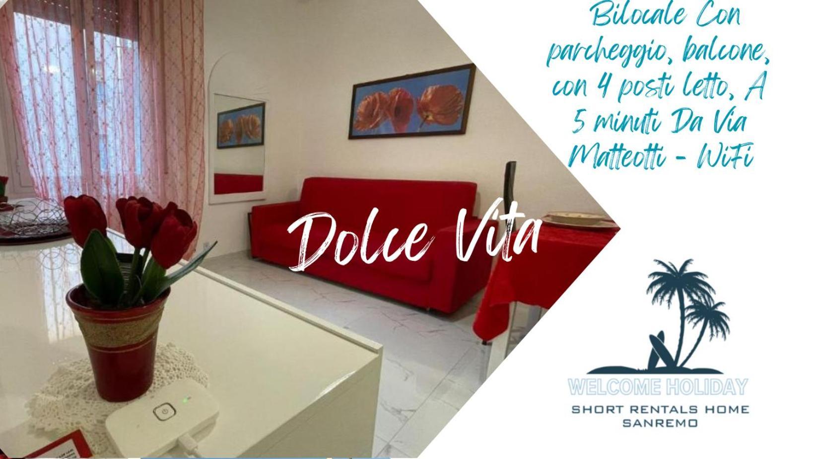 Wh - Dolce Vita - Bilocale - 5 Minuti Dal Centro - Parcheggio Gratuito - Wifi Sanremo Eksteriør bilde